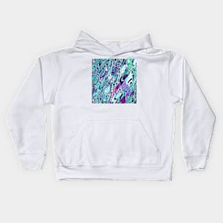 Mint waves Kids Hoodie